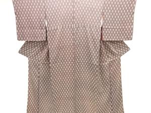 アンティーク　錦紗抽象模様着物